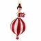 Italian Ornaments 7.5 Inch Dottie Merristripe Christmas Tree Ornament , Christmas Decor Retro Girl Mgd